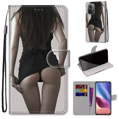 Coloured Drawing Cross Texture Horizontal Flip PU Leather Case with Holder & Card Slots & Wallet & Lanyard, For Alcatel 3L 2021, For Xiaomi Redmi K40 / K40 Pro / K40 Pro+