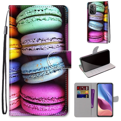 Coloured Drawing Cross Texture Horizontal Flip PU Leather Case with Holder & Card Slots & Wallet & Lanyard, For Alcatel 3L 2021, For Xiaomi Redmi K40 / K40 Pro / K40 Pro+