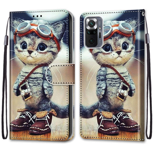 Coloured Drawing Cross Texture Horizontal Flip PU Leather Case with Holder & Card Slots & Wallet & Lanyard, For Xiaomi Redmi Note 10 Pro Max / Note 10 Pro, For Nokia 5.4