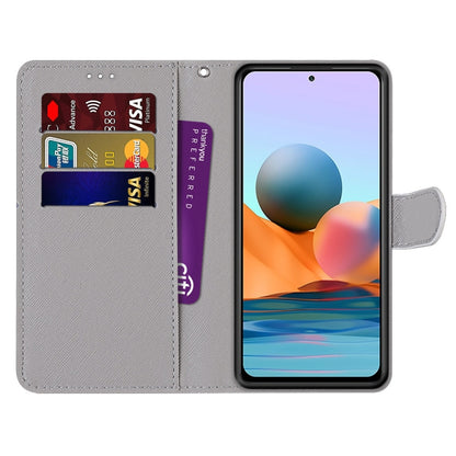 Coloured Drawing Cross Texture Horizontal Flip PU Leather Case with Holder & Card Slots & Wallet & Lanyard, For Xiaomi Redmi Note 10 Pro Max / Note 10 Pro, For Nokia 5.4
