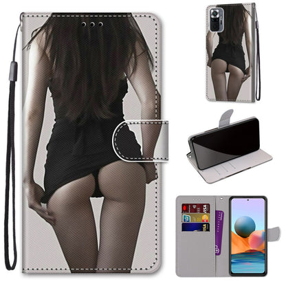 Coloured Drawing Cross Texture Horizontal Flip PU Leather Case with Holder & Card Slots & Wallet & Lanyard, For Xiaomi Redmi Note 10 Pro Max / Note 10 Pro, For Nokia 5.4