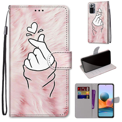 Coloured Drawing Cross Texture Horizontal Flip PU Leather Case with Holder & Card Slots & Wallet & Lanyard, For Xiaomi Redmi Note 10 Pro Max / Note 10 Pro, For Nokia 5.4