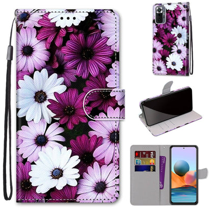 Coloured Drawing Cross Texture Horizontal Flip PU Leather Case with Holder & Card Slots & Wallet & Lanyard, For Xiaomi Redmi Note 10 Pro Max / Note 10 Pro, For Nokia 5.4