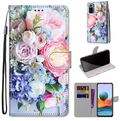Coloured Drawing Cross Texture Horizontal Flip PU Leather Case with Holder & Card Slots & Wallet & Lanyard, For Xiaomi Redmi Note 10 Pro Max / Note 10 Pro, For Nokia 5.4