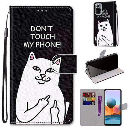 Coloured Drawing Cross Texture Horizontal Flip PU Leather Case with Holder & Card Slots & Wallet & Lanyard, For Xiaomi Redmi Note 10 Pro Max / Note 10 Pro, For Nokia 5.4