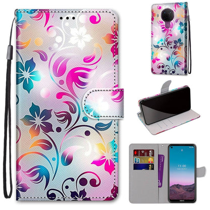 Coloured Drawing Cross Texture Horizontal Flip PU Leather Case with Holder & Card Slots & Wallet & Lanyard, For Xiaomi Redmi Note 10 Pro Max / Note 10 Pro, For Nokia 5.4