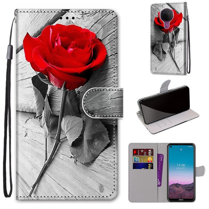 Coloured Drawing Cross Texture Horizontal Flip PU Leather Case with Holder & Card Slots & Wallet & Lanyard, For Xiaomi Redmi Note 10 Pro Max / Note 10 Pro, For Nokia 5.4