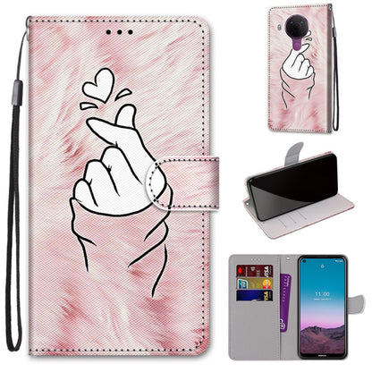 Coloured Drawing Cross Texture Horizontal Flip PU Leather Case with Holder & Card Slots & Wallet & Lanyard, For Xiaomi Redmi Note 10 Pro Max / Note 10 Pro, For Nokia 5.4