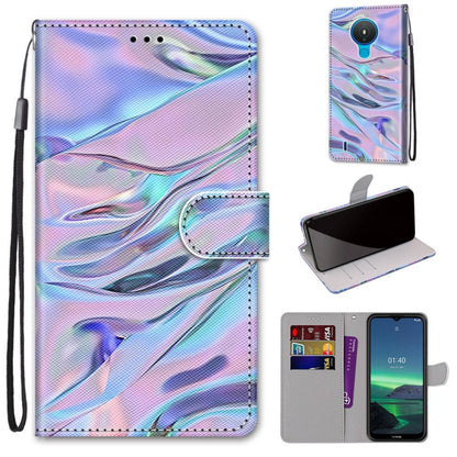 Coloured Drawing Cross Texture Horizontal Flip PU Leather Case with Holder & Card Slots & Wallet & Lanyard, For Nokia 1.4, For Samsung Galaxy A32 4G / A32 Lite