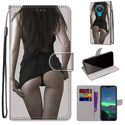 Coloured Drawing Cross Texture Horizontal Flip PU Leather Case with Holder & Card Slots & Wallet & Lanyard, For Nokia 1.4, For Samsung Galaxy A32 4G / A32 Lite