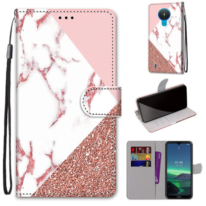 Coloured Drawing Cross Texture Horizontal Flip PU Leather Case with Holder & Card Slots & Wallet & Lanyard, For Nokia 1.4, For Samsung Galaxy A32 4G / A32 Lite