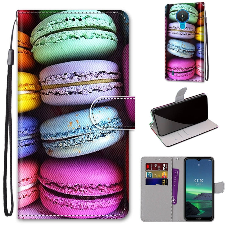 Coloured Drawing Cross Texture Horizontal Flip PU Leather Case with Holder & Card Slots & Wallet & Lanyard, For Nokia 1.4, For Samsung Galaxy A32 4G / A32 Lite