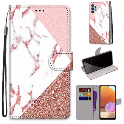 Coloured Drawing Cross Texture Horizontal Flip PU Leather Case with Holder & Card Slots & Wallet & Lanyard, For Nokia 1.4, For Samsung Galaxy A32 4G / A32 Lite