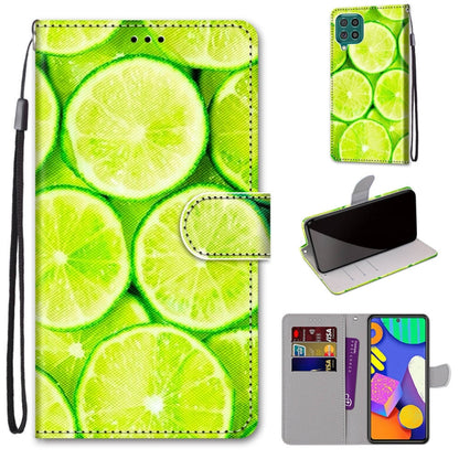 Coloured Drawing Cross Texture Horizontal Flip PU Leather Case with Holder & Card Slots & Wallet & Lanyard, For Samsung Galaxy F62 / M62, For Samsung Galaxy S21 FE