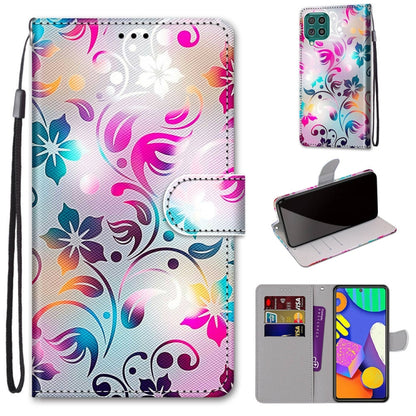 Coloured Drawing Cross Texture Horizontal Flip PU Leather Case with Holder & Card Slots & Wallet & Lanyard, For Samsung Galaxy F62 / M62, For Samsung Galaxy S21 FE