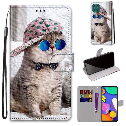 Coloured Drawing Cross Texture Horizontal Flip PU Leather Case with Holder & Card Slots & Wallet & Lanyard, For Samsung Galaxy F62 / M62, For Samsung Galaxy S21 FE