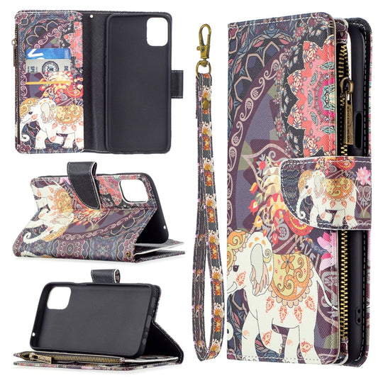 Colored Drawing Pattern Zipper Horizontal Flip Leather Case with Holder & Card Slots & Wallet, For LG K42, For Nokia C1 Plus, For Xiaomi Redmi Note 10 Pro, For Xiaomi Redmi Note 10 4G, For Samsung Galaxy A02, For Samsung Galaxy A32 4G                  ...