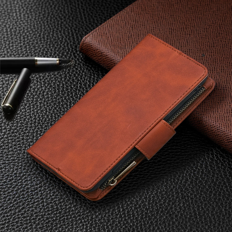 Skin Feel Detachable Magnetic Zipper Horizontal Flip PU Leather Case with Multi-Card Slots & Holder & Wallet & Photo Frame & Lanyard, For Samsung Galaxy A12, For Samsung Galaxy A32 5G, For Samsung Galaxy A42, For Samsung Galaxy A52 5G / 4G             ...
