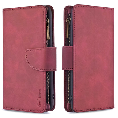 Skin Feel Detachable Magnetic Zipper Horizontal Flip PU Leather Case with Multi-Card Slots & Holder & Wallet & Photo Frame & Lanyard, For Samsung Galaxy A12, For Samsung Galaxy A32 5G, For Samsung Galaxy A42, For Samsung Galaxy A52 5G / 4G             ...