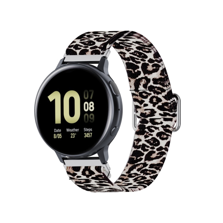 Adjustable Elastic Printing Replacement Watchband, 20mm For Samsung Galaxy Watch Active2 / Active, 20mm For Samsung Galaxy Watch3 41mm, 22mm For Galaxy Watch3 45mm/ Huawei Watch GT 2 Pro