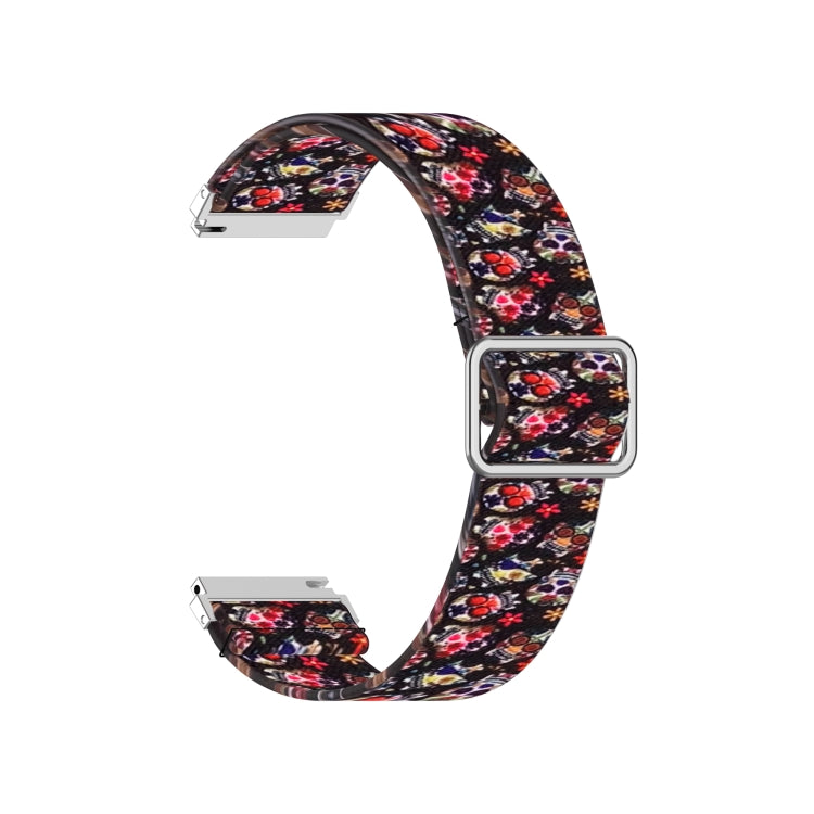 Adjustable Elastic Printing Replacement Watchband, 20mm For Samsung Galaxy Watch Active2 / Active, 20mm For Samsung Galaxy Watch3 41mm, 22mm For Galaxy Watch3 45mm/ Huawei Watch GT 2 Pro