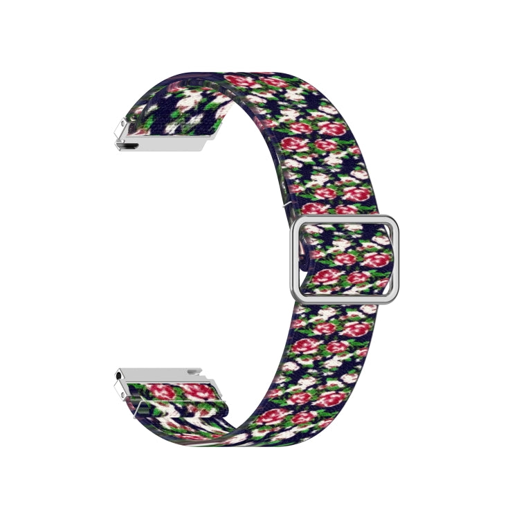 Adjustable Elastic Printing Replacement Watchband, 20mm For Samsung Galaxy Watch Active2 / Active, 20mm For Samsung Galaxy Watch3 41mm, 22mm For Galaxy Watch3 45mm/ Huawei Watch GT 2 Pro