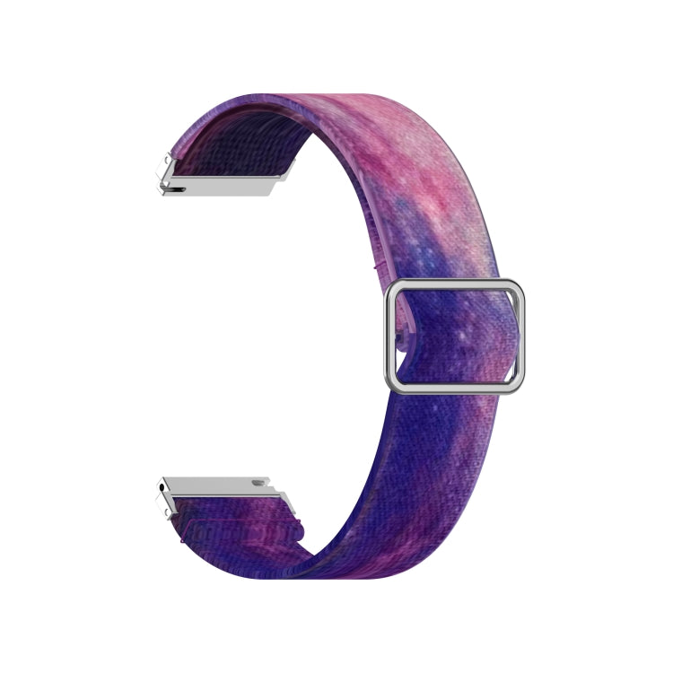 Adjustable Elastic Printing Replacement Watchband, 20mm For Samsung Galaxy Watch Active2 / Active, 20mm For Samsung Galaxy Watch3 41mm, 22mm For Galaxy Watch3 45mm/ Huawei Watch GT 2 Pro