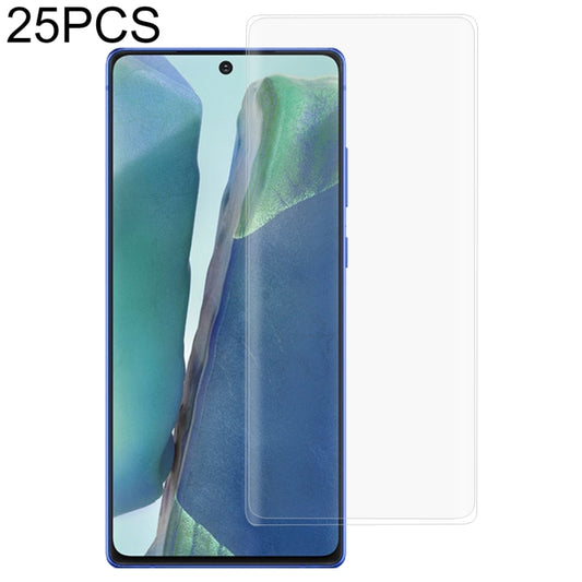 25 PCS 3D Curved Edge Full Screen Tempered Glass Film, For Samsung Galaxy Note20 Ultra (25pcs), For Samsung Galaxy Note20 (25 PCS)