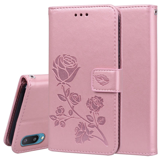 Rose Embossed Horizontal Flip PU Leather Case with Holder & Card Slots & Wallet, For Samsung Galaxy A02 (EU Version), For Samsung Galaxy A12, For Samsung Galaxy A32 4G, For Samsung Galaxy A32 5G, For Samsung Galaxy A42 5G, For Samsung Galaxy A52 5G / 4...