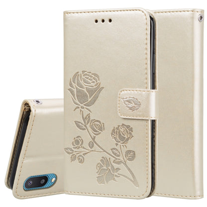 Rose Embossed Horizontal Flip PU Leather Case with Holder & Card Slots & Wallet, For Samsung Galaxy A02 (EU Version), For Samsung Galaxy A12, For Samsung Galaxy A32 4G, For Samsung Galaxy A32 5G, For Samsung Galaxy A42 5G, For Samsung Galaxy A52 5G / 4...
