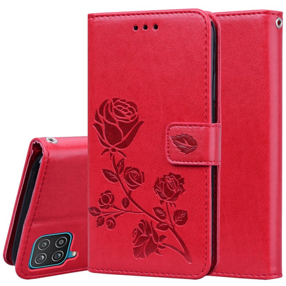Rose Embossed Horizontal Flip PU Leather Case with Holder & Card Slots & Wallet, For Samsung Galaxy A02 (EU Version), For Samsung Galaxy A12, For Samsung Galaxy A32 4G, For Samsung Galaxy A32 5G, For Samsung Galaxy A42 5G, For Samsung Galaxy A52 5G / 4...