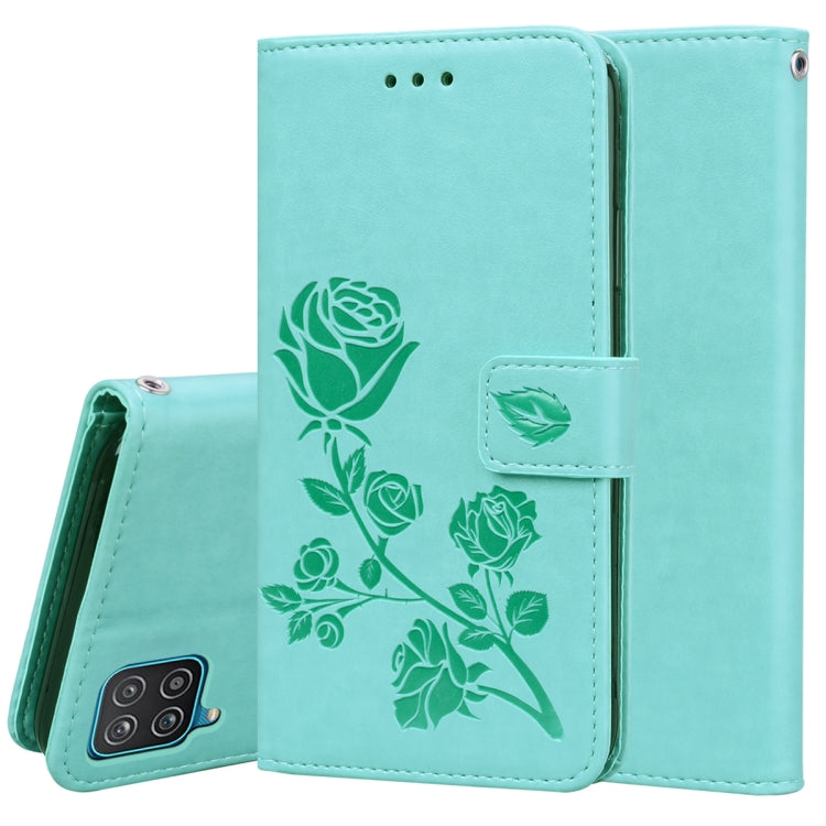 Rose Embossed Horizontal Flip PU Leather Case with Holder & Card Slots & Wallet, For Samsung Galaxy A02 (EU Version), For Samsung Galaxy A12, For Samsung Galaxy A32 4G, For Samsung Galaxy A32 5G, For Samsung Galaxy A42 5G, For Samsung Galaxy A52 5G / 4...