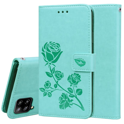 Rose Embossed Horizontal Flip PU Leather Case with Holder & Card Slots & Wallet, For Samsung Galaxy A02 (EU Version), For Samsung Galaxy A12, For Samsung Galaxy A32 4G, For Samsung Galaxy A32 5G, For Samsung Galaxy A42 5G, For Samsung Galaxy A52 5G / 4...