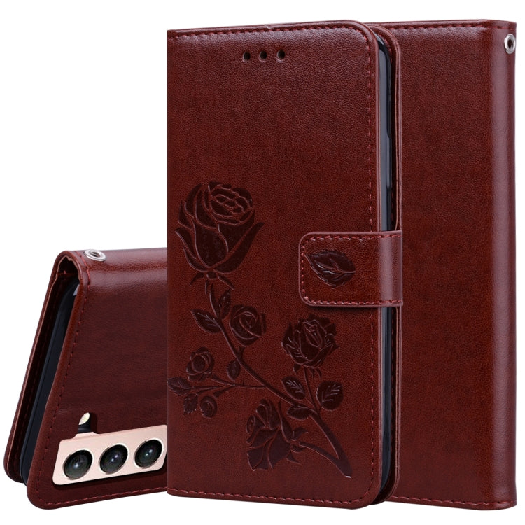 Rose Embossed Horizontal Flip PU Leather Case with Holder & Card Slots & Wallet, For Samsung Galaxy A02 (EU Version), For Samsung Galaxy A12, For Samsung Galaxy A32 4G, For Samsung Galaxy A32 5G, For Samsung Galaxy A42 5G, For Samsung Galaxy A52 5G / 4...