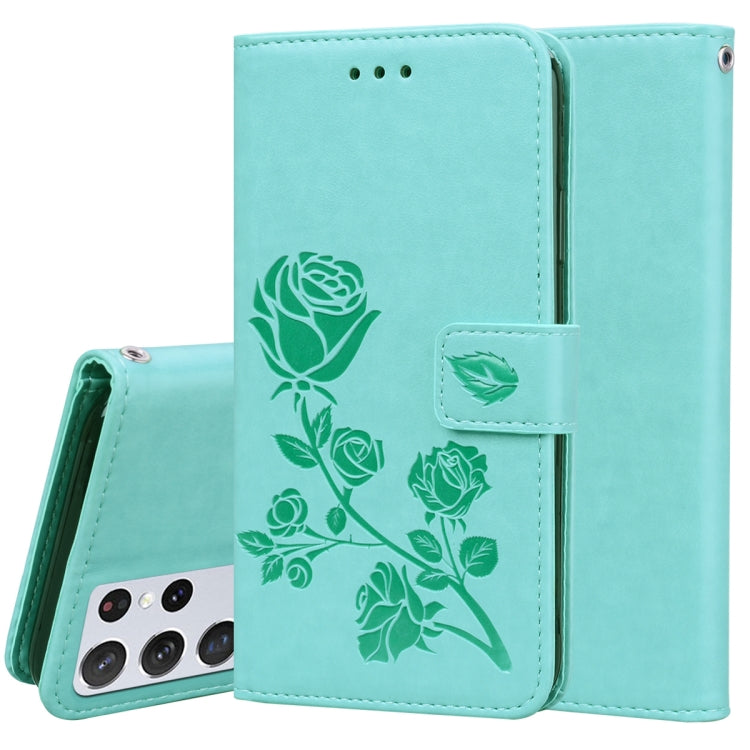 Rose Embossed Horizontal Flip PU Leather Case with Holder & Card Slots & Wallet, For Samsung Galaxy A02 (EU Version), For Samsung Galaxy A12, For Samsung Galaxy A32 4G, For Samsung Galaxy A32 5G, For Samsung Galaxy A42 5G, For Samsung Galaxy A52 5G / 4...