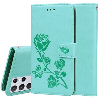 Rose Embossed Horizontal Flip PU Leather Case with Holder & Card Slots & Wallet, For Samsung Galaxy A02 (EU Version), For Samsung Galaxy A12, For Samsung Galaxy A32 4G, For Samsung Galaxy A32 5G, For Samsung Galaxy A42 5G, For Samsung Galaxy A52 5G / 4...