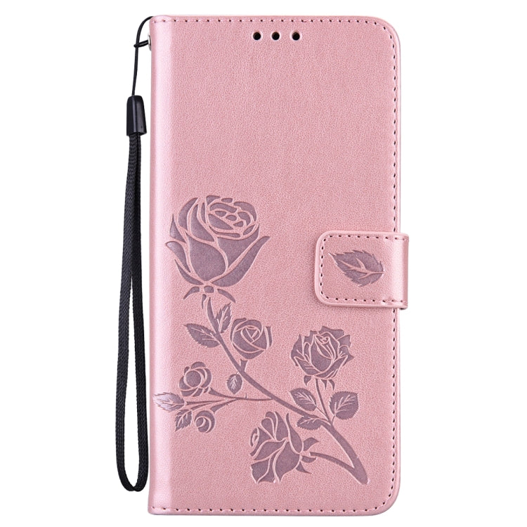 Rose Embossed Horizontal Flip PU Leather Case with Holder & Card Slots & Wallet, For Samsung Galaxy S21+ 5G