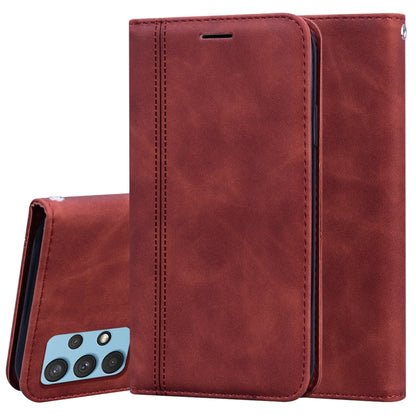 Frosted Business Magnetic Horizontal Flip PU Leather Case with Holder & Card Slot & Lanyard, For Samsung Galaxy A02 (EU Version), For Samsung Galaxy A12 5G, For Samsung Galaxy A32 4G, For Samsung Galaxy A32 5G, For Samsung Galaxy A42 5G                ...