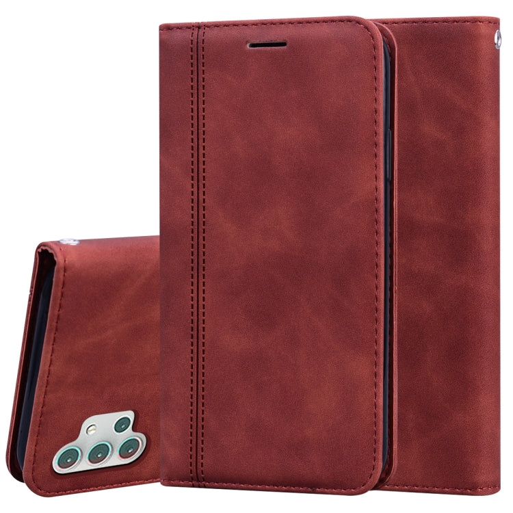 Frosted Business Magnetic Horizontal Flip PU Leather Case with Holder & Card Slot & Lanyard, For Samsung Galaxy A02 (EU Version), For Samsung Galaxy A12 5G, For Samsung Galaxy A32 4G, For Samsung Galaxy A32 5G, For Samsung Galaxy A42 5G                ...