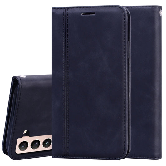Frosted Business Magnetic Horizontal Flip PU Leather Case with Holder & Card Slot & Lanyard, For Samsung Galaxy S21 5G