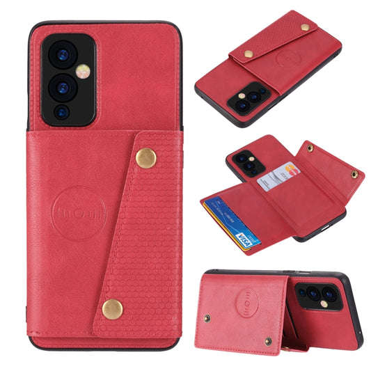 Double Buckle PU + TPU Shockproof Magnetic Protective Case with Card Slot & Holder, For OnePlus 9, For OnePlus 9 Pro, For OPPO A94, For Xiaomi Redmi K40, For Xiaomi Redmi Note 9 4G, For Xiaomi Redmi Note 10, For Samsung Galaxy A32 4G