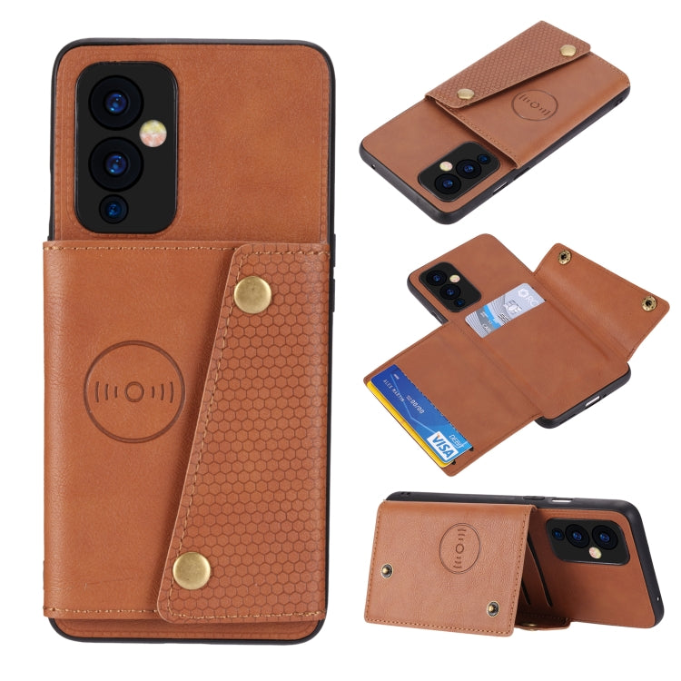 Double Buckle PU + TPU Shockproof Magnetic Protective Case with Card Slot & Holder, For OnePlus 9, For OnePlus 9 Pro, For OPPO A94, For Xiaomi Redmi K40, For Xiaomi Redmi Note 9 4G, For Xiaomi Redmi Note 10, For Samsung Galaxy A32 4G