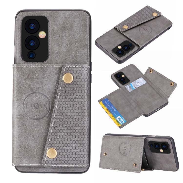 Double Buckle PU + TPU Shockproof Magnetic Protective Case with Card Slot & Holder, For OnePlus 9, For OnePlus 9 Pro, For OPPO A94, For Xiaomi Redmi K40, For Xiaomi Redmi Note 9 4G, For Xiaomi Redmi Note 10, For Samsung Galaxy A32 4G