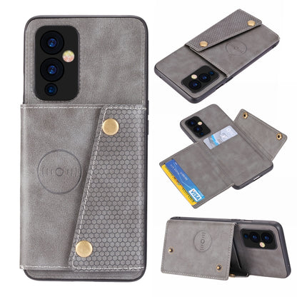 Double Buckle PU + TPU Shockproof Magnetic Protective Case with Card Slot & Holder, For OnePlus 9, For OnePlus 9 Pro, For OPPO A94, For Xiaomi Redmi K40, For Xiaomi Redmi Note 9 4G, For Xiaomi Redmi Note 10, For Samsung Galaxy A32 4G