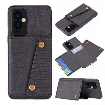 Double Buckle PU + TPU Shockproof Magnetic Protective Case with Card Slot & Holder, For OnePlus 9, For OnePlus 9 Pro, For OPPO A94, For Xiaomi Redmi K40, For Xiaomi Redmi Note 9 4G, For Xiaomi Redmi Note 10, For Samsung Galaxy A32 4G