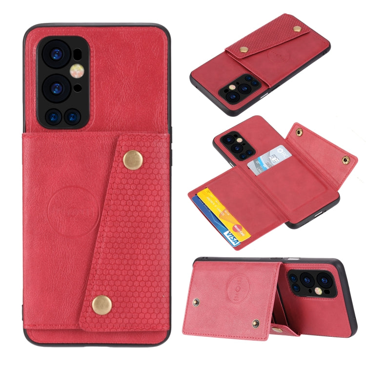 Double Buckle PU + TPU Shockproof Magnetic Protective Case with Card Slot & Holder, For OnePlus 9, For OnePlus 9 Pro, For OPPO A94, For Xiaomi Redmi K40, For Xiaomi Redmi Note 9 4G, For Xiaomi Redmi Note 10, For Samsung Galaxy A32 4G