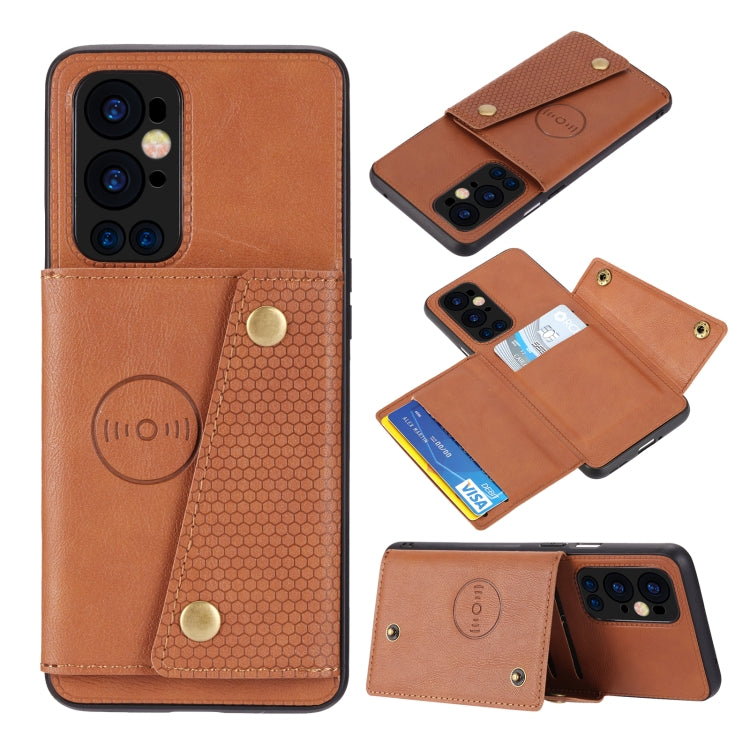 Double Buckle PU + TPU Shockproof Magnetic Protective Case with Card Slot & Holder, For OnePlus 9, For OnePlus 9 Pro, For OPPO A94, For Xiaomi Redmi K40, For Xiaomi Redmi Note 9 4G, For Xiaomi Redmi Note 10, For Samsung Galaxy A32 4G