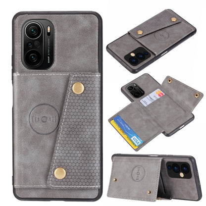 Double Buckle PU + TPU Shockproof Magnetic Protective Case with Card Slot & Holder, For OnePlus 9, For OnePlus 9 Pro, For OPPO A94, For Xiaomi Redmi K40, For Xiaomi Redmi Note 9 4G, For Xiaomi Redmi Note 10, For Samsung Galaxy A32 4G