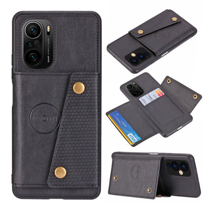 Double Buckle PU + TPU Shockproof Magnetic Protective Case with Card Slot & Holder, For OnePlus 9, For OnePlus 9 Pro, For OPPO A94, For Xiaomi Redmi K40, For Xiaomi Redmi Note 9 4G, For Xiaomi Redmi Note 10, For Samsung Galaxy A32 4G