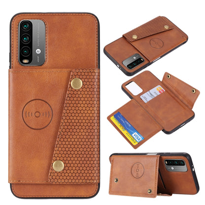 Double Buckle PU + TPU Shockproof Magnetic Protective Case with Card Slot & Holder, For OnePlus 9, For OnePlus 9 Pro, For OPPO A94, For Xiaomi Redmi K40, For Xiaomi Redmi Note 9 4G, For Xiaomi Redmi Note 10, For Samsung Galaxy A32 4G
